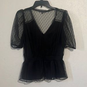 Beautiful black dress shirt size med.